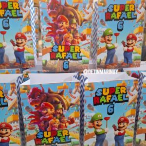 Bolsitas para Sorpresitas – Super Mario Personalizadas