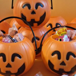 Mini Calabaza Rellena de Caramelos - Souvenir de Halloween