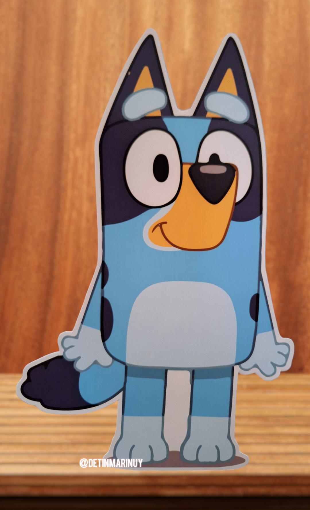 Bluey figura decorativa con base decoracion mesa