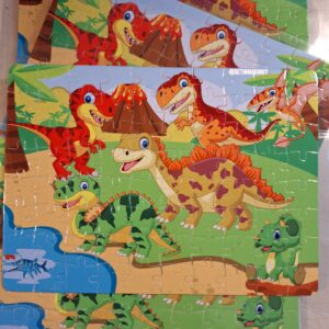 Puzzles de Dinosaurios Personalizados – 80 Piezas
