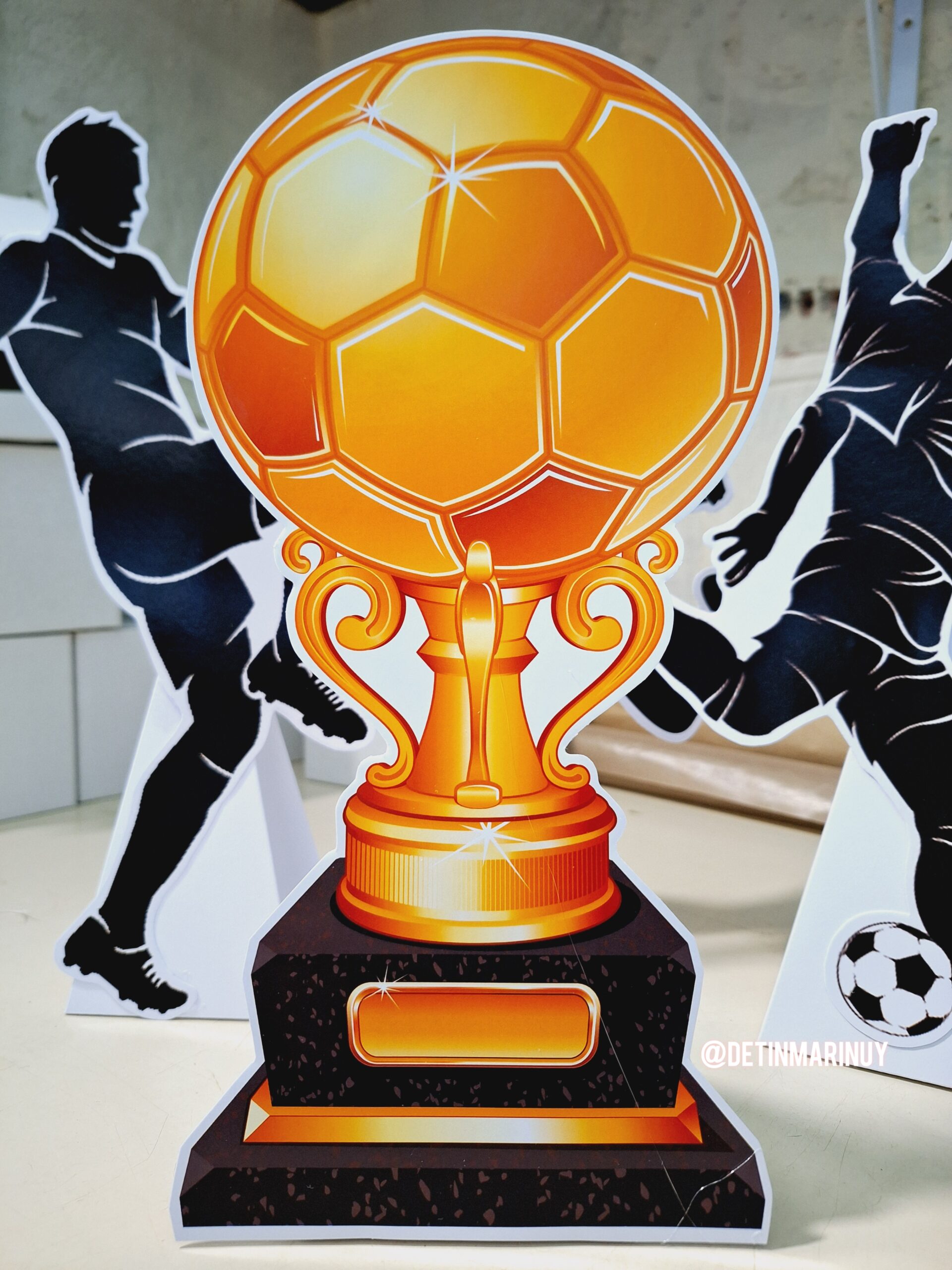 Figuras Decorativas de Fútbol - Centros de Mesa - Imagen 6