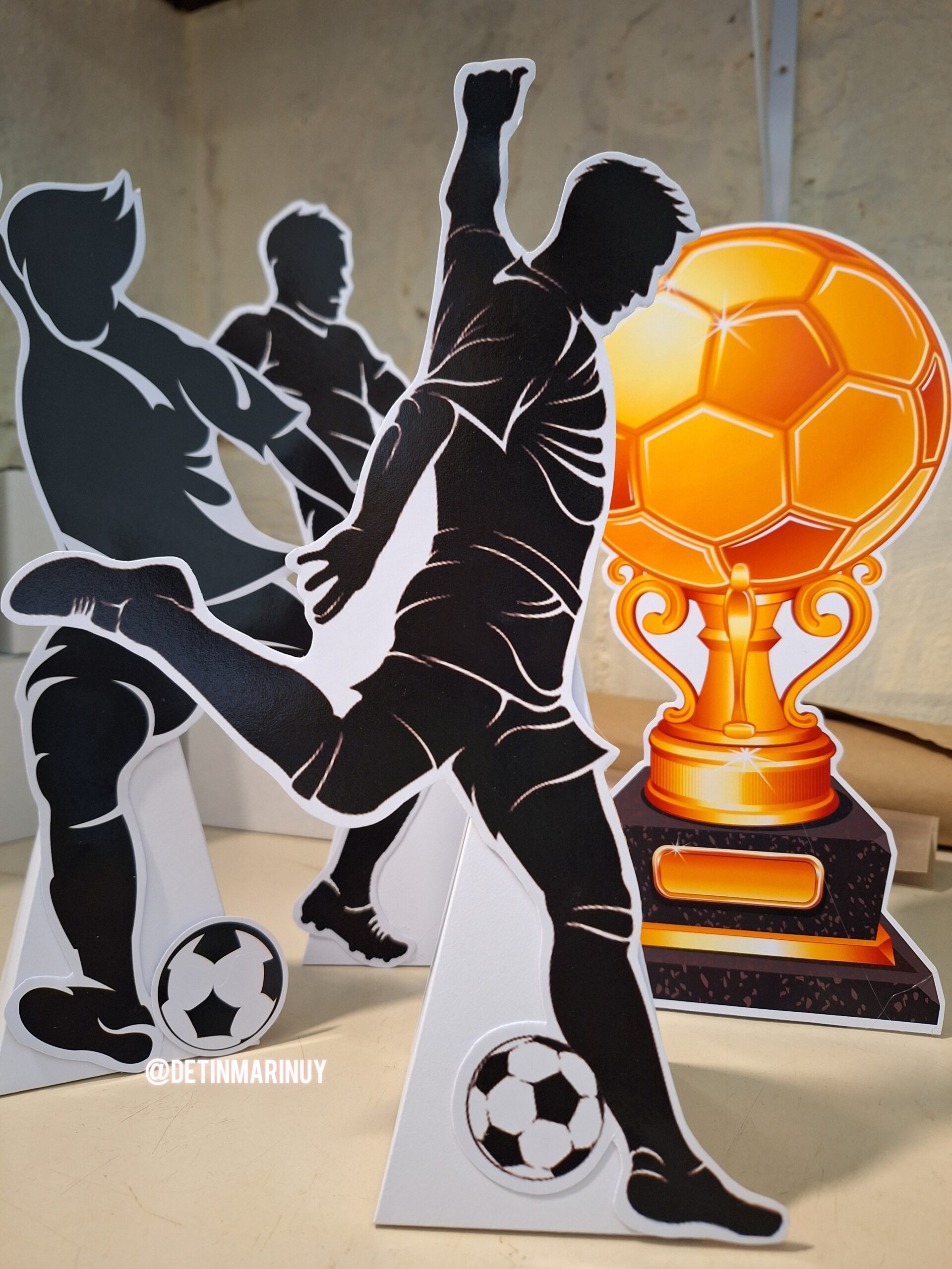 Figuras Decorativas de Fútbol - Centros de Mesa - Imagen 8