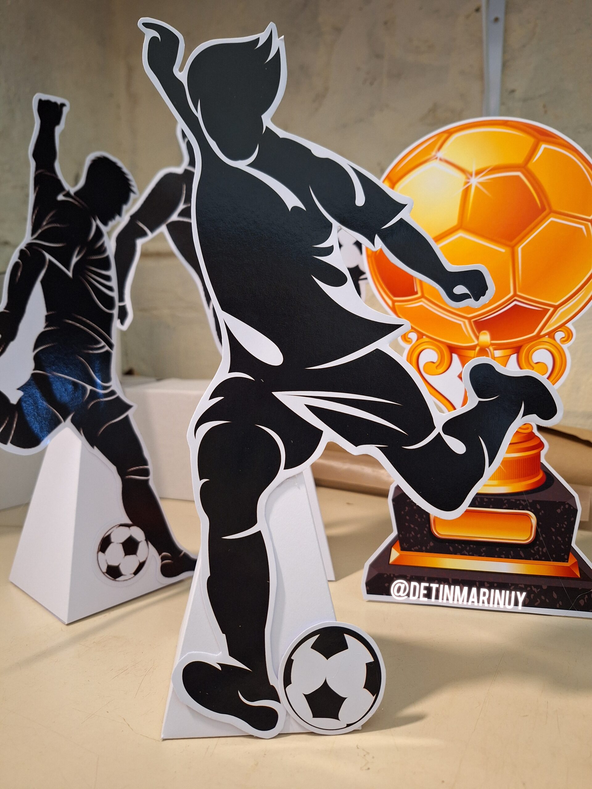 Figuras Decorativas de Fútbol - Centros de Mesa - Imagen 3