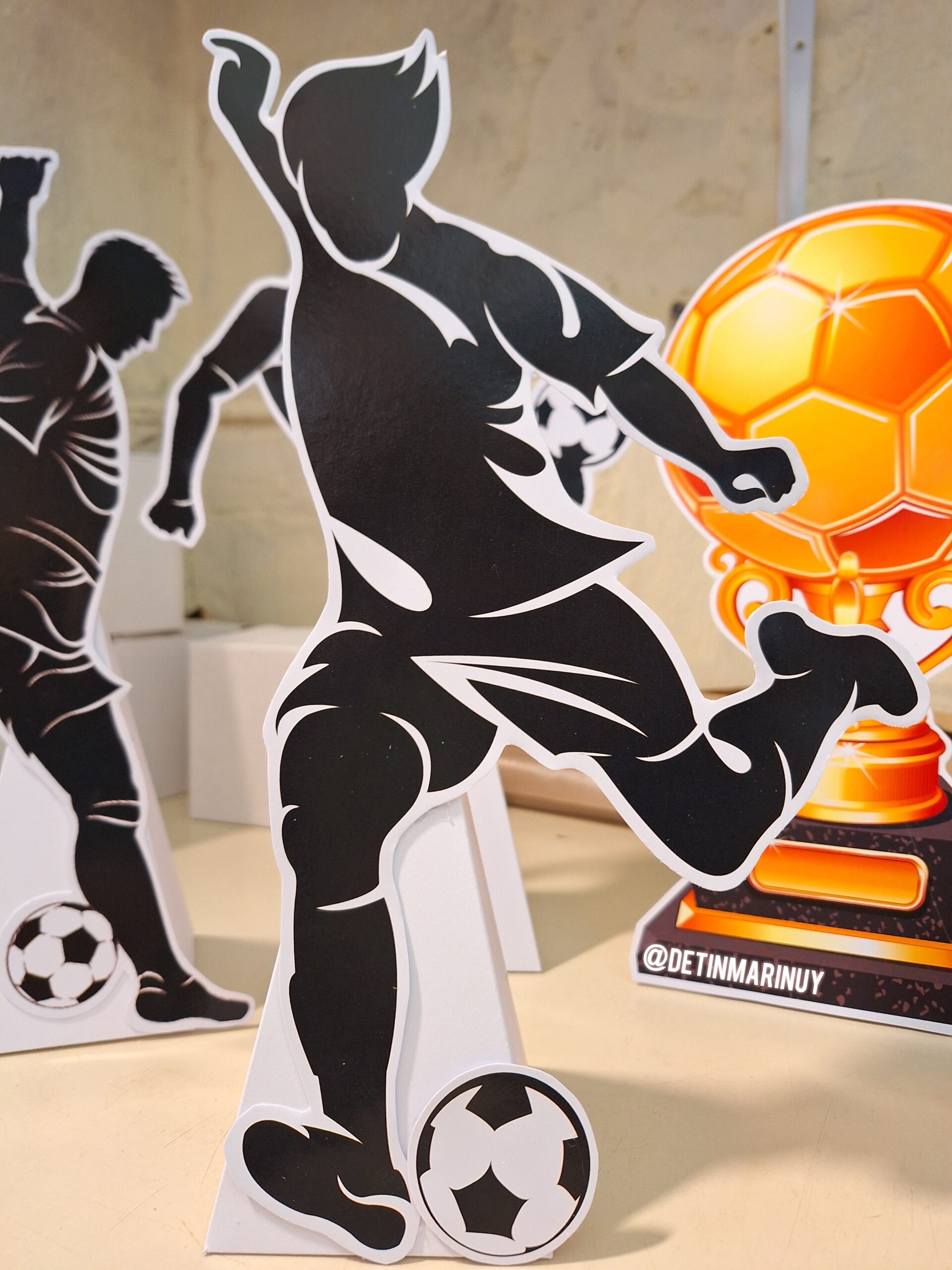Figuras Decorativas de Fútbol - Centros de Mesa - Imagen 5