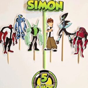 Topper de torta personalizado de BEN 10