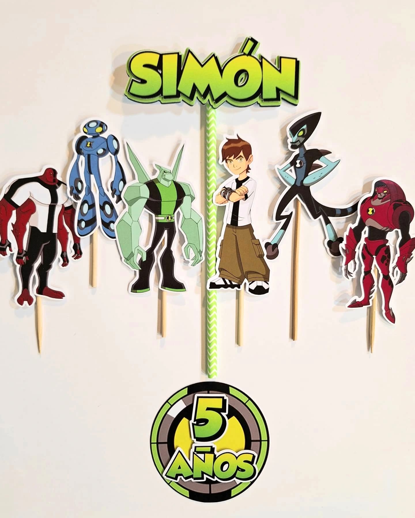 Topper de torta personalizado de BEN 10