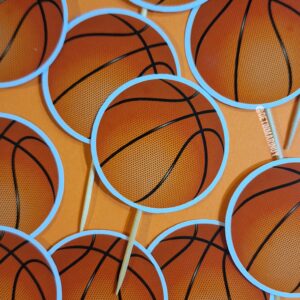 Toppers de muffins pelotas de basketball