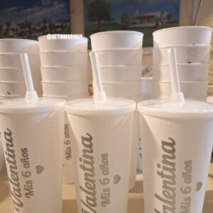 Vasos personalizados Reutilizables 600 ml